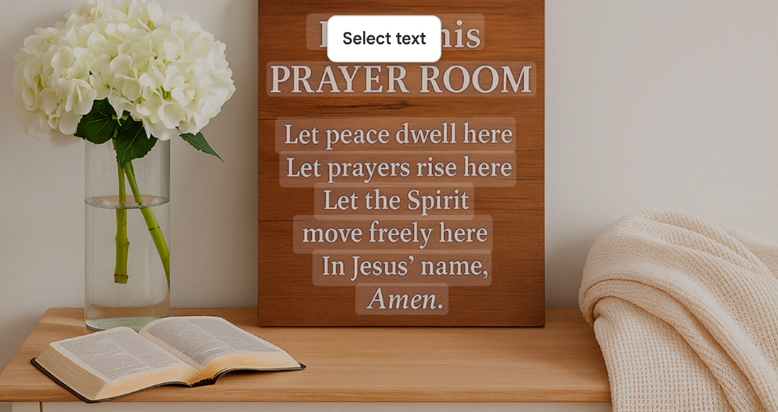 How to Create a Personal Prayer and Planning War Room at Home