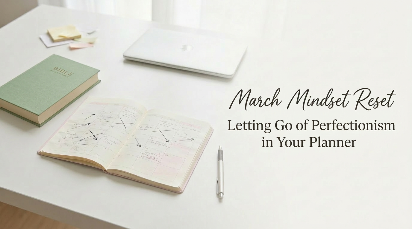 March Mindset Reset: Letting Go of Perfectionism in Your Planner