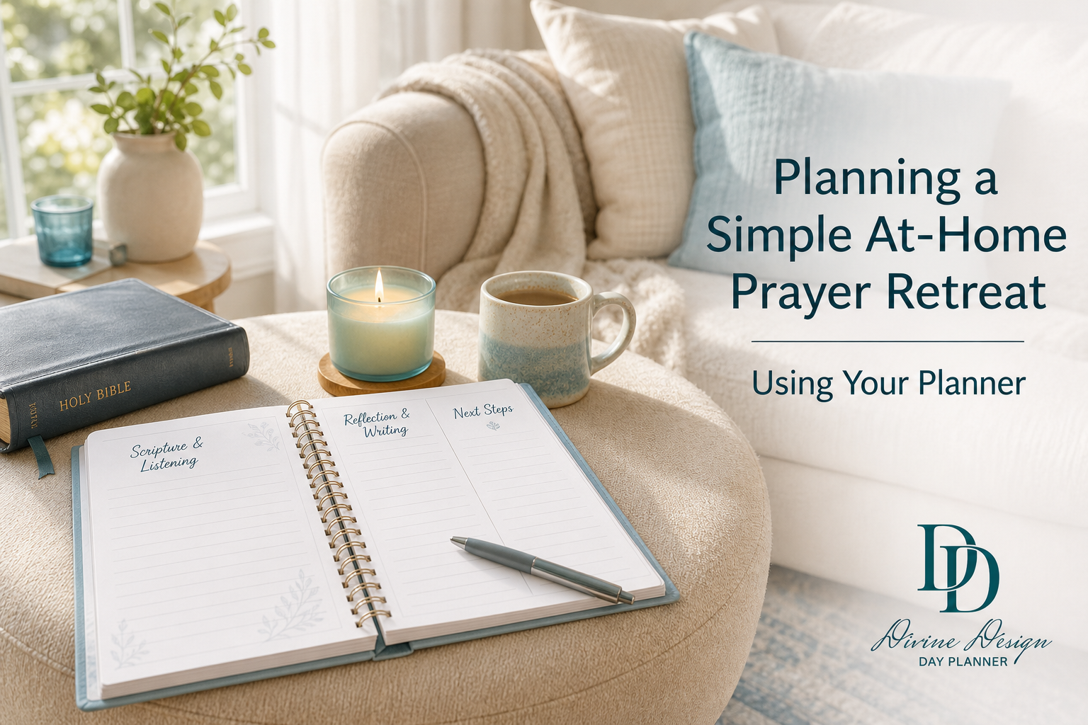 Planning a Simple At-Home Prayer Retreat Using Your Planner
